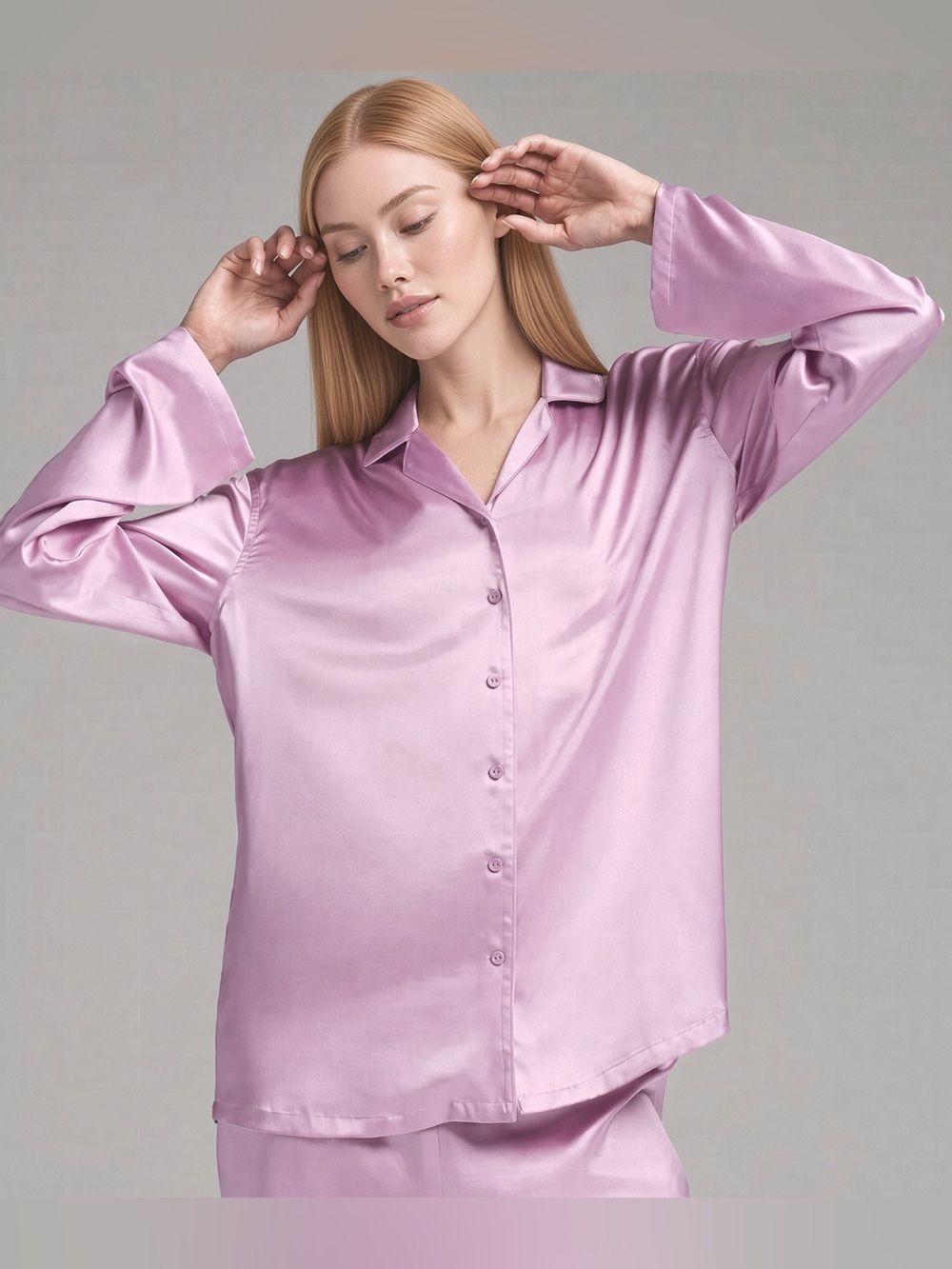 💜 SKIMS Silk Sleep Top | Petal | Size M | NWT 🏷️